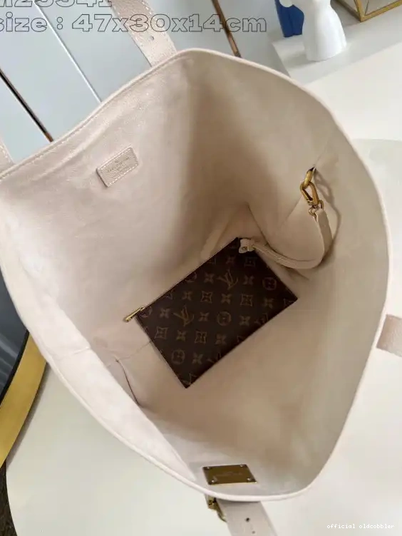 Official oldcobbler MM-47*30*14CM Low LOUIS VUITTON Key Cabas 0629
